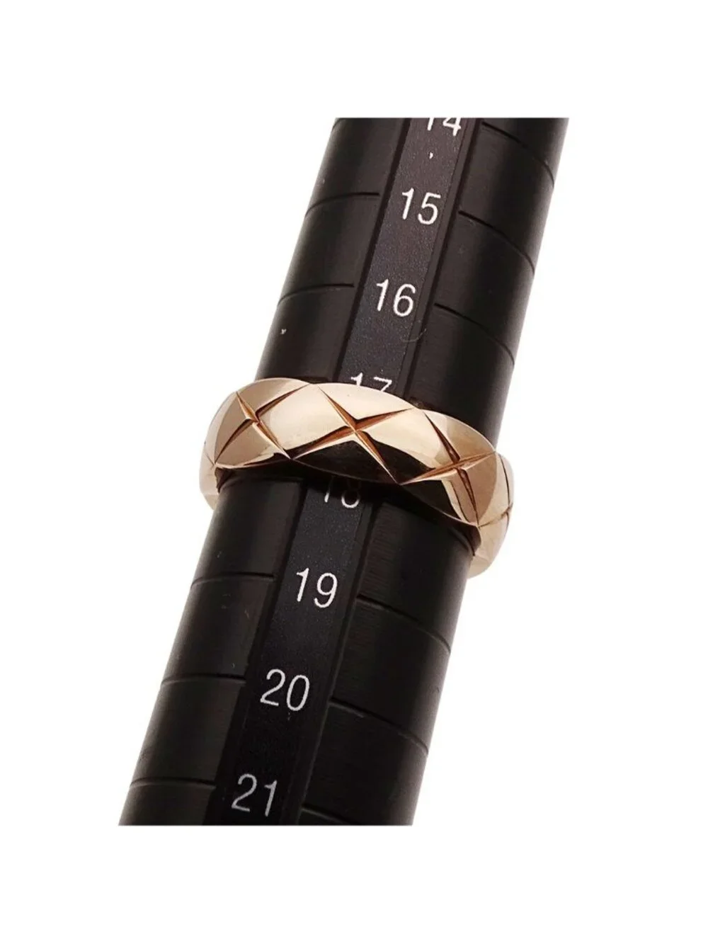 Chanel Ring Diamond Coco Crush Pink Gold 58 Polished